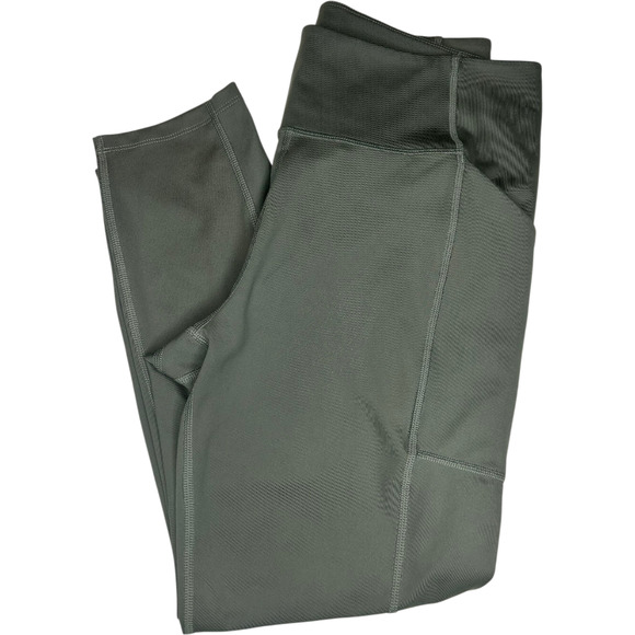 Girlfriend Collective Compressive Drawstring Pocket Legging Green XL - Picture 3 of 10